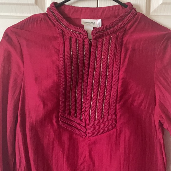 H&M hot pink blouse in small or size 2 US - Picture 3 of 5
